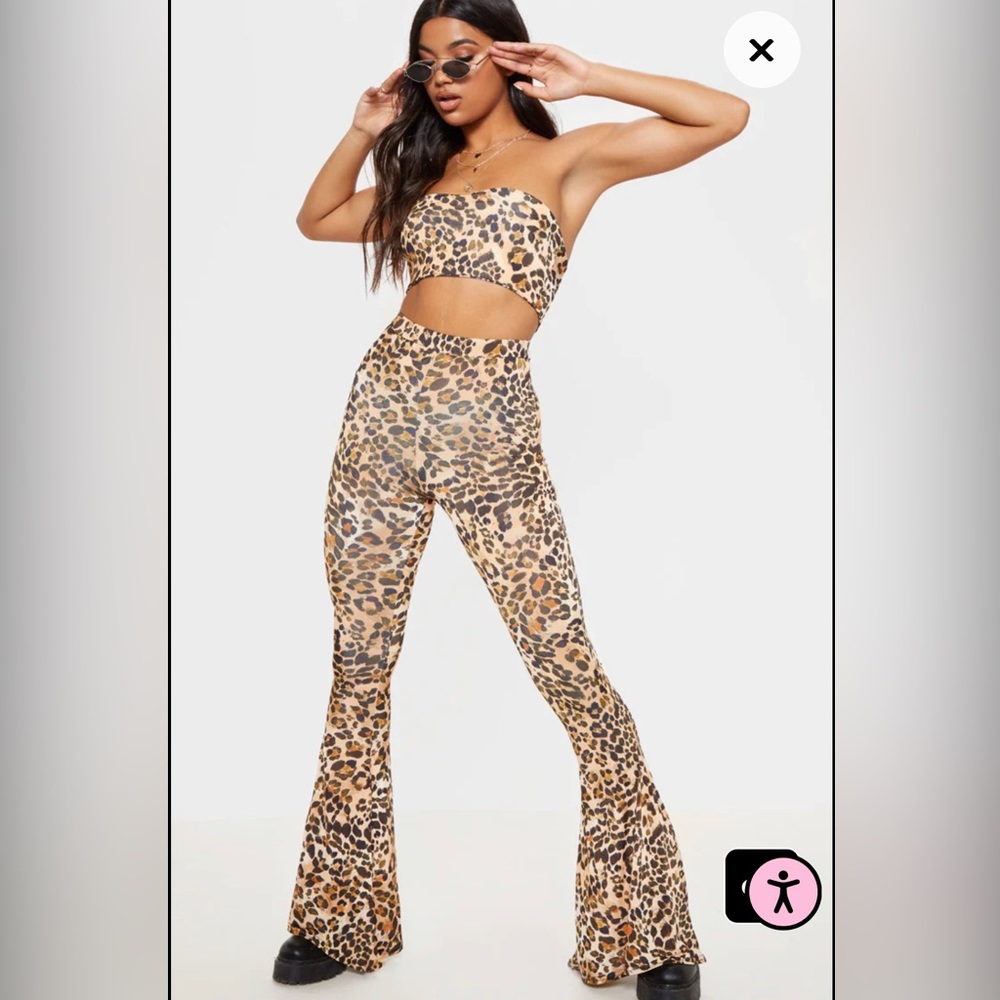 WORN ONCE Leopard Set